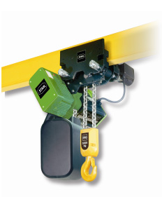 Тельфер. Электротельфер. Тельфер. Электротельфер. Фотография немецкого подъемного оборудования.